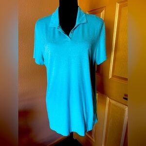 Slazenger women’s golf shirt. Turquoise!